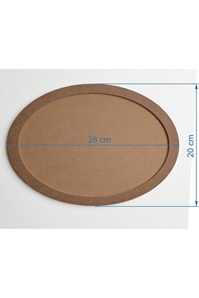 Momenza Yuvarlak Ham Oymalı Mdf 28 Cm Çap 8 Mm Kalınlık