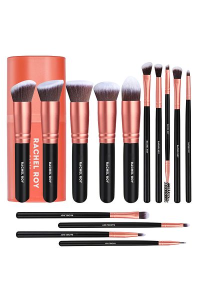 RACHEL ROY Synthetic Foundation Powder Concealers, Eye Shadows Makeup Set (14 Pieces)