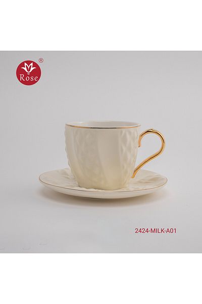 Rose -2424-12-Porcelain Cup Set