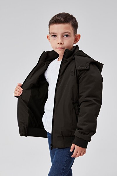 Benittokids Boy's Hooded Seasonal Jacket 51313
