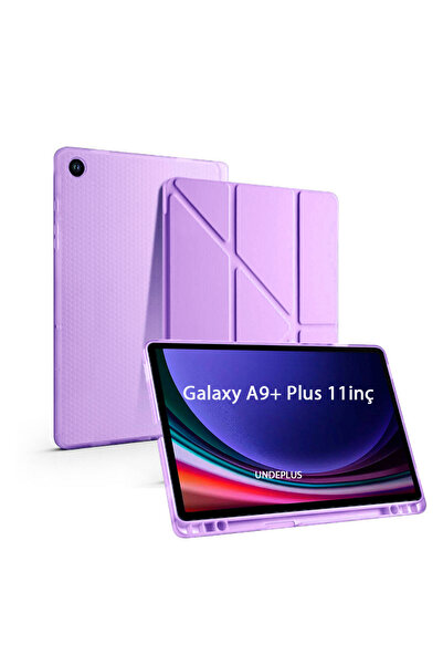 UnDePlus Samsung Galaxy Tab A9 Plus X210 X213 X215 X217 Kılıf Kalem Bölmeli T...