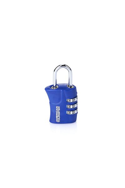 American Tourister Tsa 3 Dial Combination Lock - Blue