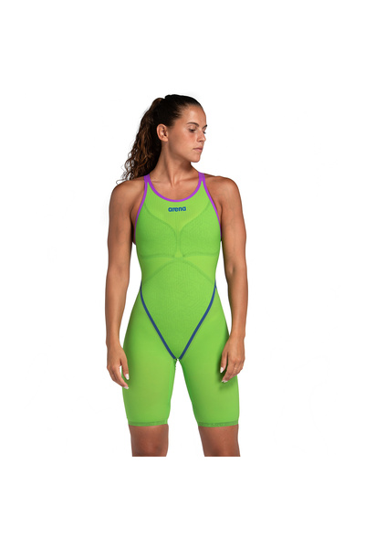 ARENA Powerskin Primo Sl Ob Kadın Yeşil Yarış Mayosu 007768200