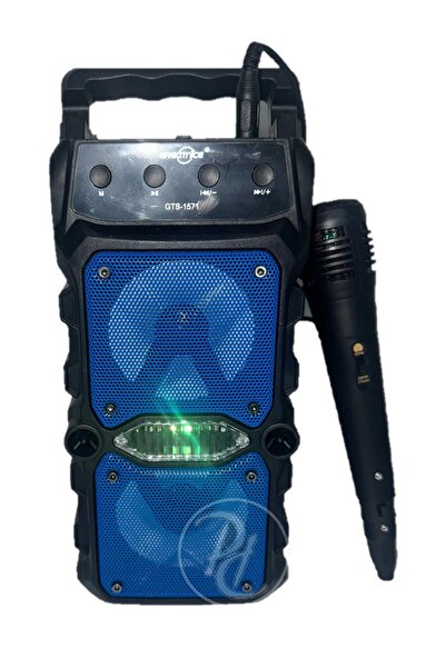 PREPARE Karaoke Bluetooth Hoparlör Taşınabilir Kablosuz Usb SubWoofer RGB Işı...
