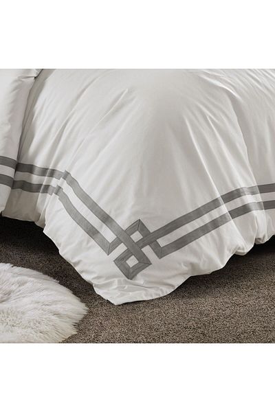 Orange Bed & Bath طقم لحاف أثينا مزدوج من القطن بنسبة 100% مكون من 11 قطعة