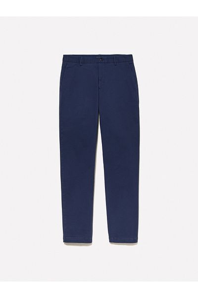 Sisley Ανδρικό παντελόνι Chino με λεπτή εφαρμογή από βαμβακερό ανοιχτό μπλε μπλε