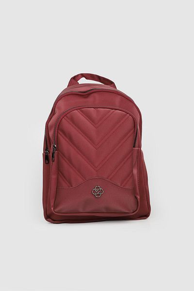 La La'Graccio Paris Women's Obe Satin Backpack - Claret Red La'Graccio Paris