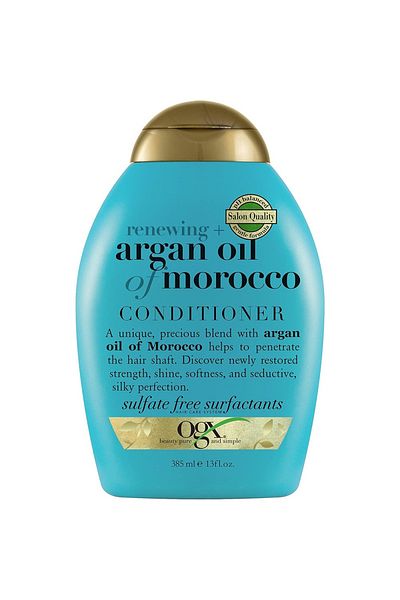 OGX Renewing + Argon Oil Of Morocco Conditioner, New Gentle & Ph. Balanced Formula - 385Ml