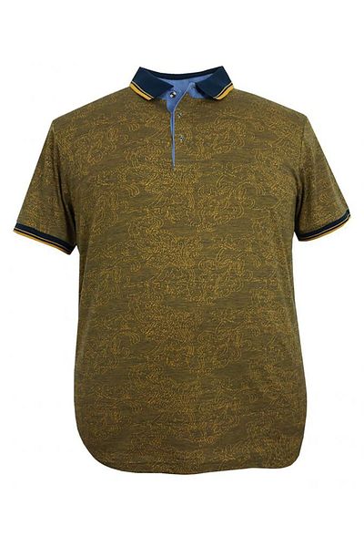 tambattal Tricou Rugatchi Plus Size Jacquard Polo Gât 3XL