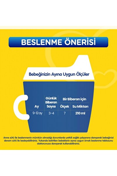 Bebelac 800gr No:3 Devam Sütü (9-12 AY) (2 Lİ SET)