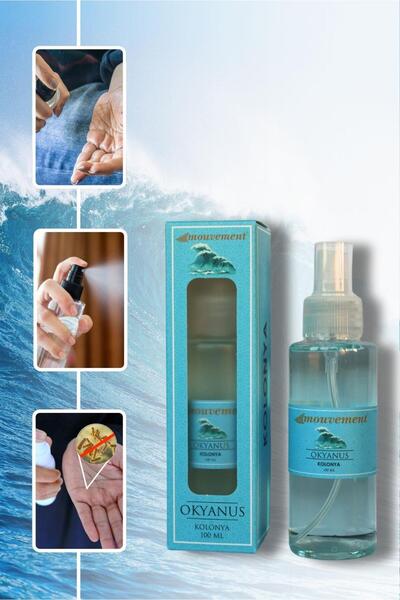 MOUVEMENT 4'Lü Sprey Kolonya Set 100 ml (Yasemin Sandal Okyanus Amber)