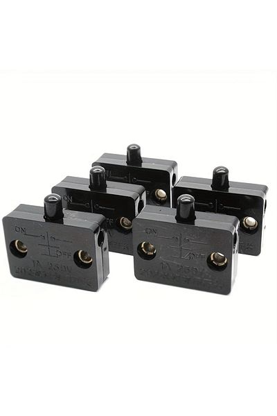 Choice 1pc Black Automatic Reset Switch Closet Cabinet Light Switch Household Cabinet Door Control Switch W