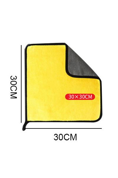 Choice 30x30 1pc Microfiber Cleaning Towel Super Absorbent Thicken Soft Drying Cloth Car Body Washing Towel