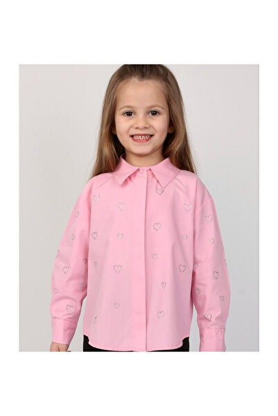 JABBER KALPLİ TAŞ DETAYLI POPLİN GÖMLEK