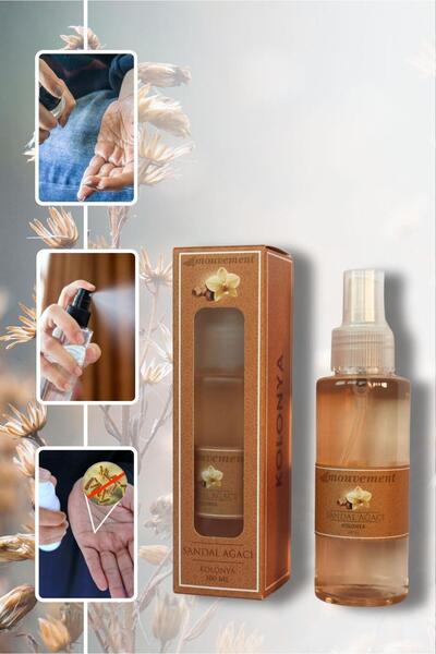 MOUVEMENT 4'Lü Sprey Kolonya Set 100 ml (Yasemin Sandal Okyanus Amber)