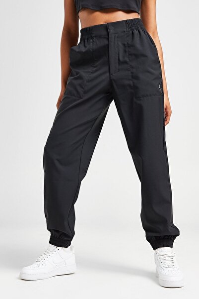 Nike Jordan Γυναικείο πλεκτό πυρήνα μαύρο Jogger Παντελόνι Γυναικείο υφαντό φούτερ μαύρο