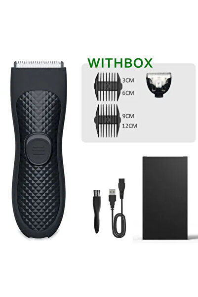 Choice ماكينة قص شعر الجسم الكهربائية للرجال مع صندوق 1 شفرة، ماكينة حلاقة كه...