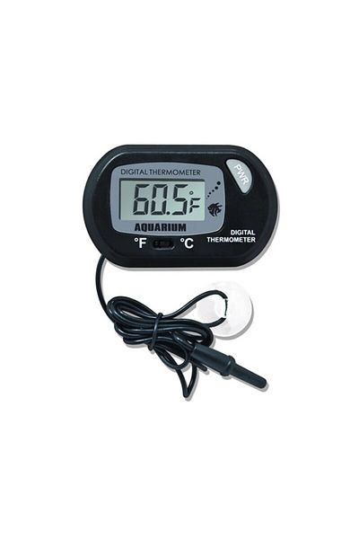 Choice Black Thermometer Fish Tank Aquarium Electronic Digital Reptile Turtle Diving Pet Box Suction Cup Wa