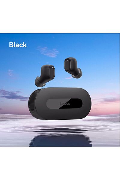 Baseus Black Bowie Ez10 Tws Earphone Bluetooth 5.3 Wireless Headphone Fast Charge Mini In Ear Earbud