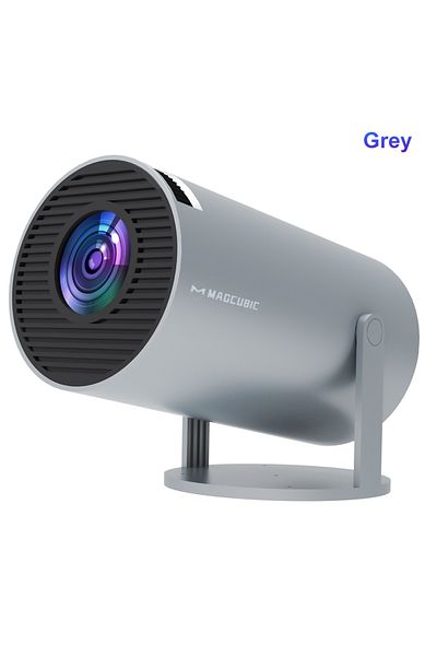 Choice US PLUG HY300 Pro-Grey Magcubic Projector HY300 PRO 4K Android 11 Dual Wifi6 260ANSI Allwinner H713