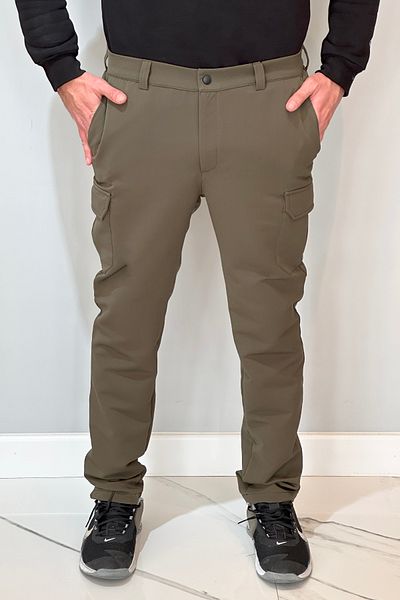 REMSA Ανδρικό παντελόνι Cargo Pocket Raised Rea-9707 Khaki
