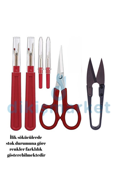 dm dikişmarket İplik Sökücü İlik Açıcı İplik Temizleme Makası Seti