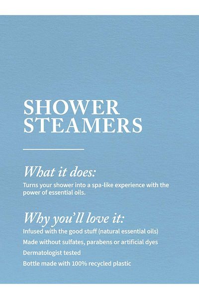 Bath & Body Works Lavender Vanilla Shower Steamers, 6-Pack