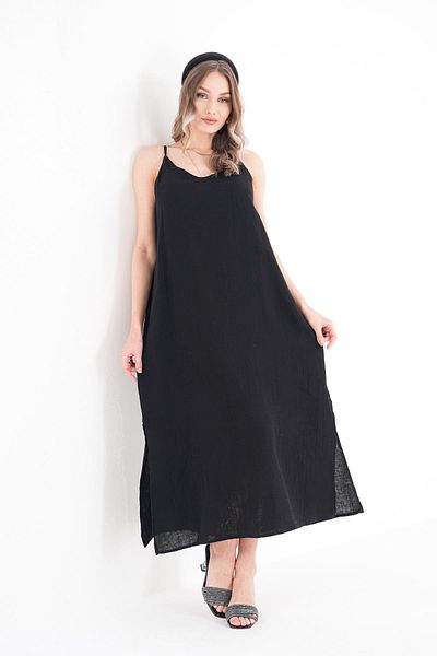 ŞİMAL Women's Rope Strap Detailed Muslin Dress 250139   -