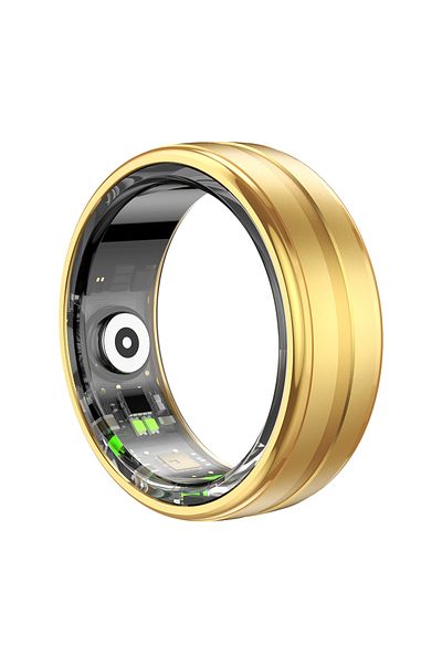 Choice 8 Gold COLMI R06 Smart Ring Men Women, Heart Rate and Blood Oxygen Monitor, IP68 & 5ATM Waterproof,