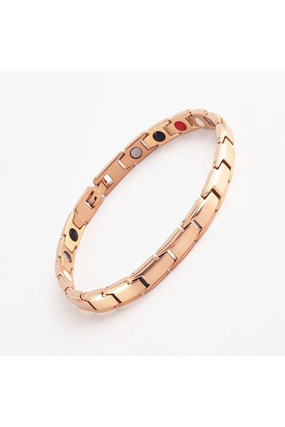 Choice rose gold Magnetic Therapy Women Ankle Weight Loss Energy Slimming Ankle Bangle for Arthritis Pain R