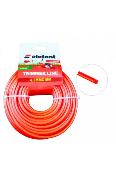 elefant Tırpan Misinası Motorlu Tırpan Yuvarlak Misina 4mm x 15 metre