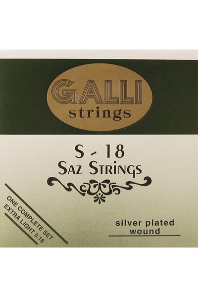 GALLİ Galli S18 Κορδόνι Δεσίματος 018 Κοντό Σύρμα Σαζιού - Σετ Σύρμα S-18