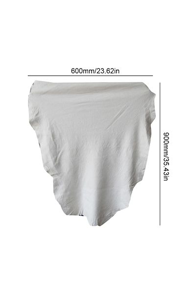 Shunmaii 90x60cm 90X60CM Natural Chamois Free Shape Clean Genuine Leather Cloth Suede Ultra Absorbent Quick D