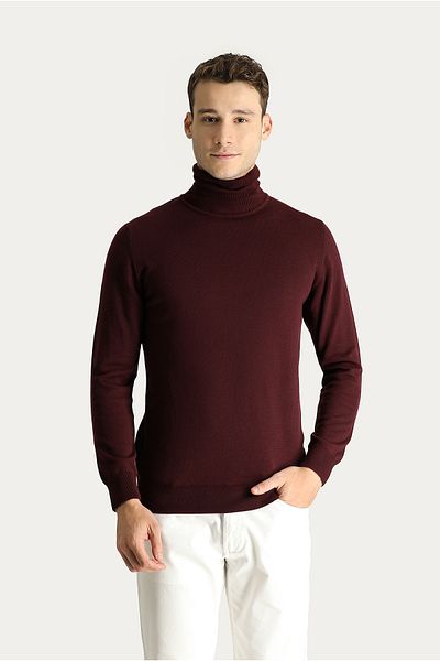 Kiğılı Turtleneck Regular Fit Cotton Knitwear Sweater