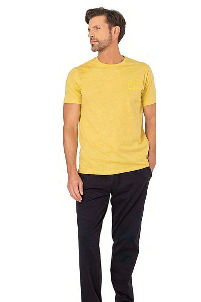 Pierre Cardin Set de pijamale de vară pentru bărbați, 100% bumbac, cu licență, cu mâneci scurte și buzunare