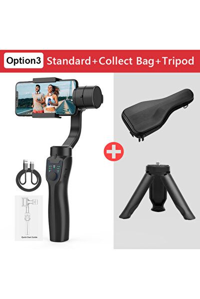 Choice حامل الهاتف المحمول ثلاثي المحاور Option3 F8، مثبت فيديو مضاد للاهتزاز...