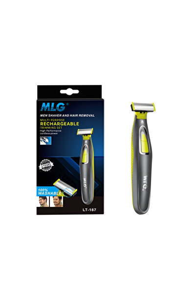 Choice ماكينة حلاقة كهربائية سوداء اللون قابلة للشحن عبر منفذ USB، مناسبة للر...