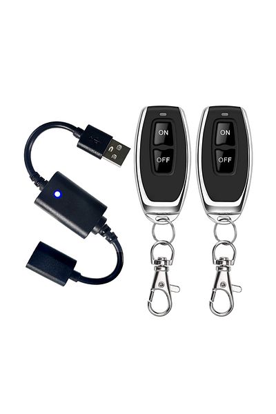 Choice 1Receiver 2Remote DC 5V USB Wireless RF Remote Control Switch Driver Power ON OFF For LED Light Stri