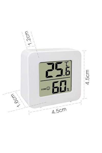 Choice White Mini Lcd Hygrometer Thermometer Indoor Household New Digital Temperature Humidity Meter Digita
