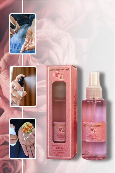 MOUVEMENT 4'Lü Sprey Kolonya Set 100 ml (Mango Pudra Gardenya Lavanta)