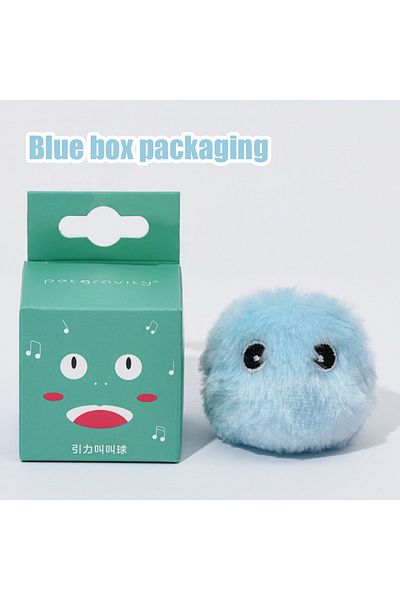 Choice S Blue 1/3Pcs Interactive Ball Smart Cat Dog Toys Plush Electric Catnip Training Toy Kitten Touch So