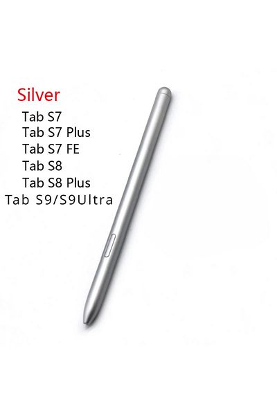 Choice S7 S8 S9 فضية لقلم S Pen من سامسونج لجهاز Samsung Galaxy Tablet S8 S7 FE S6 Lite S7+ S8+ S9 S9FE Tablet
