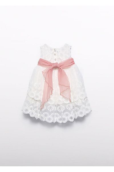 MAYORAL Abel&Lula Lace Embroidered Girl's Dress_Mnvs5012