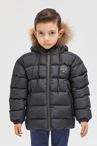 Benittokids Boy's Natural Fur Coat - 51289