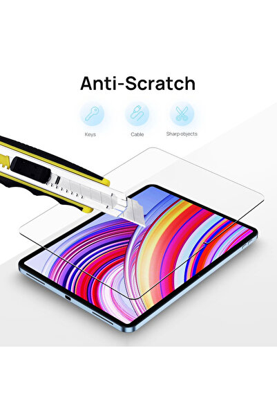 Choice 2P-Redmi Pad Pro قطعتين واقي شاشة عالي الدقة مقاوم للخدش من الزجاج المقوى لجهاز Xiaomi Redmi Pad Pro