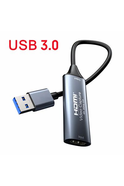 PzzPss بطاقة التقاط فيديو USB 3.0 HDMI بدقة 4K ومعدل تحديث 30 هرتز، صندوق التقاط فيديو USB 2.0 USB 3.0 USB-C لأجهزة Macbook
