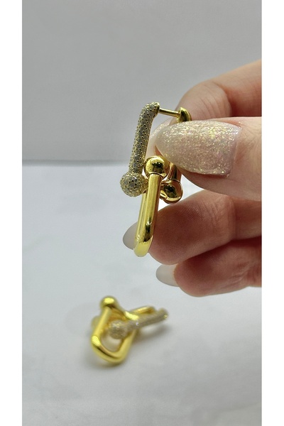 Selen’S Gümüş Kadın Tifani Büyük Boy Gümüş Küpe İthal Ürün