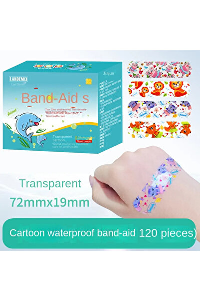 Choice 120pcs 120 Pcs/box Cartoon Band-aid Cute Mini Children Breathable Tran...