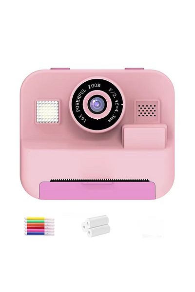 Choice Black Children's Mini Digital Video Camera With Thermal Printing & Multiple Image Stabilization, 32g
