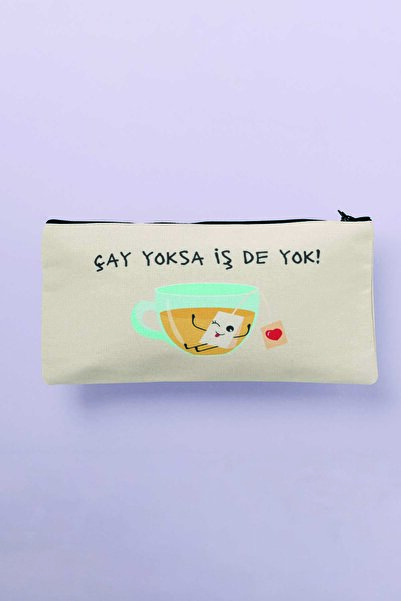 qoeuyl boutique Bez čaja, nema posla. Smešna B Štampano platnena torba za šmi...